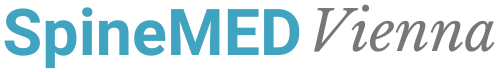 SpineMED®-Logo auf weißem Hintergrund